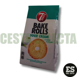 BAKE ROLLS SOUR CREAM 7 DAYS, 80g BAKE ROLLS SOUR CREAM 7 DAYS, 80g